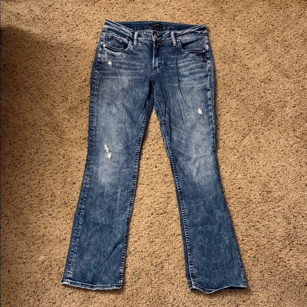 Silver Jeans Women's Classic Blue Boot Cut Denim
